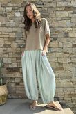 Cyril Crinkle Balloon Pant Sage